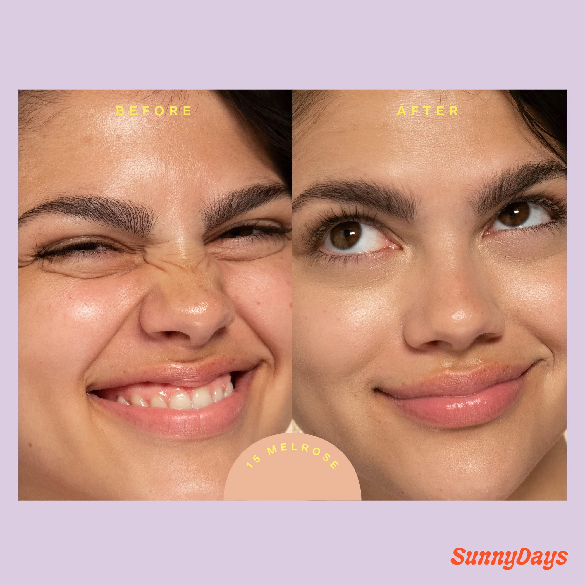 Tower 28 Swipe Serum Concealer in 4.0 + SunnyDays SPF 30 Tinted Moisturizer in 15 - Hydrating Medium-Full Coverage Concealer + 2-in-1 Buildable Coverage Foundation + Mineral Sunscreen (2 Count) - Image 3